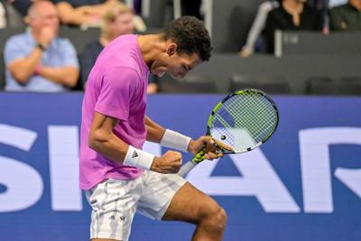 Canada's Auger-Aliassime bests world No. 1 Alcaraz to advance to Swiss Indoors final