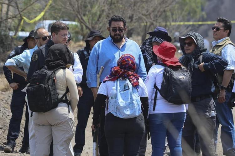Mexican volunteer searchers say they've found a clandestine crematorium in Mexico City