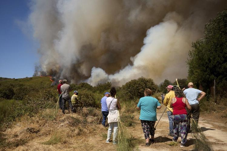Spain battles record fires even as end of heatwave brings lower temperatures
