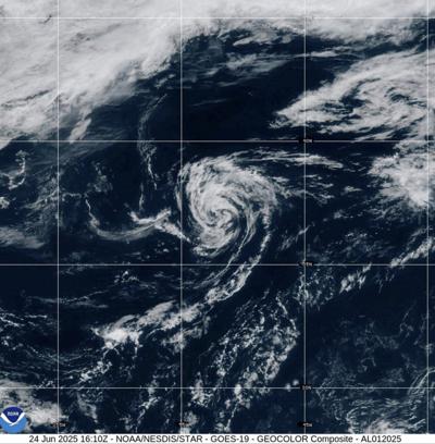 Tropical Storm Andrea, first of Atlantic hurricane season, has formed