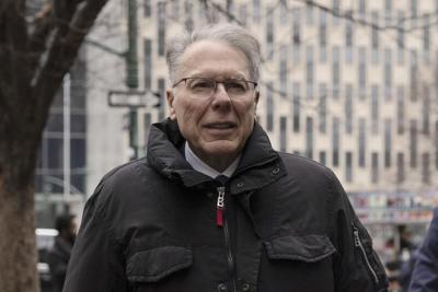 At trial, NRA leader LaPierre acknowledges he wrongly expensed private flights, handbag for wife