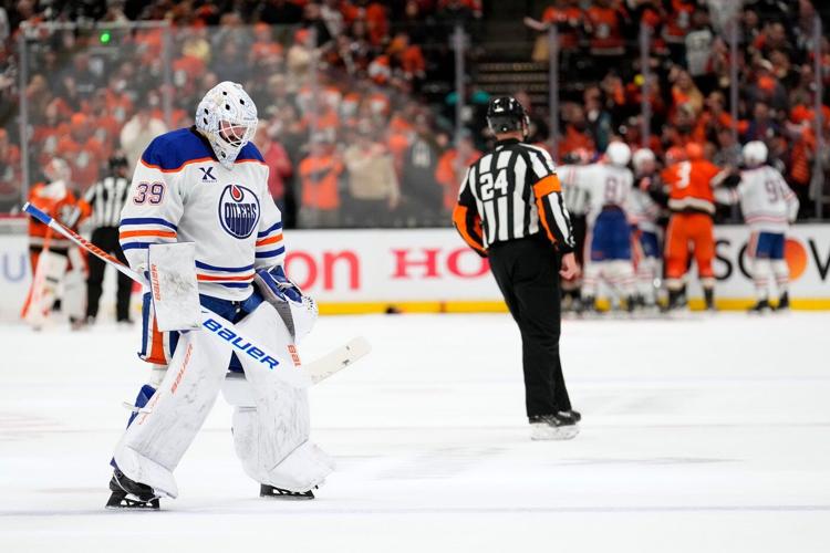 McDavid scores, but Oilers' defence leaky to trail in playoff series against Ducks