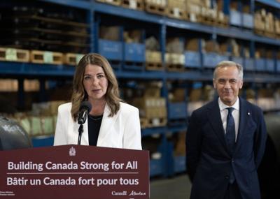 Booze down, elbows up: Prairie politicians, consumers react as tariff war heats up