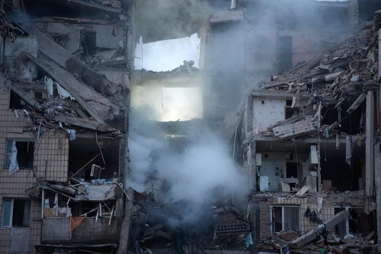 Russian missile and drone attack on Ukraine's capital kills at least 5