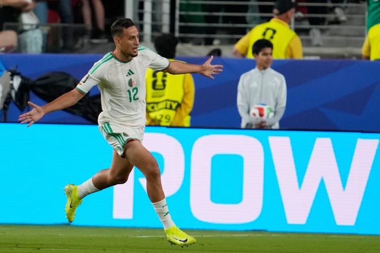 Algeria rallies past Jordan 2-1 for its first win at a World Cup since 2014