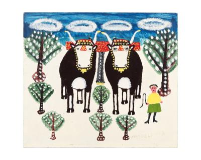Folk artist Maud Lewis's husband's artwork, including fake signature, draws $5,500