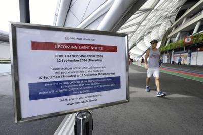 Francis will be only the second pope to visit Singapore, one of the wealthiest nations
