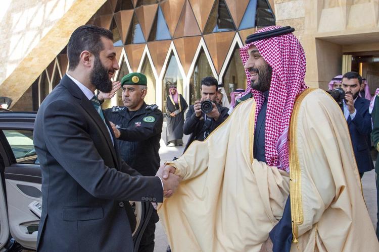 Syria's interim president visits Saudi Arabia on first trip abroad, likely a signal to Iran