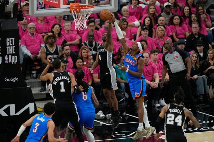 Gilgeous-Alexander, bench propel Thunder past Spurs 123-108 in conference final