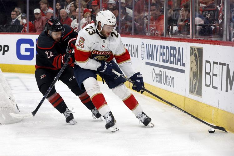 Bennett, Verhaeghe help Panthers roll past Hurricanes 5-0, take 2-0 lead in Eastern final