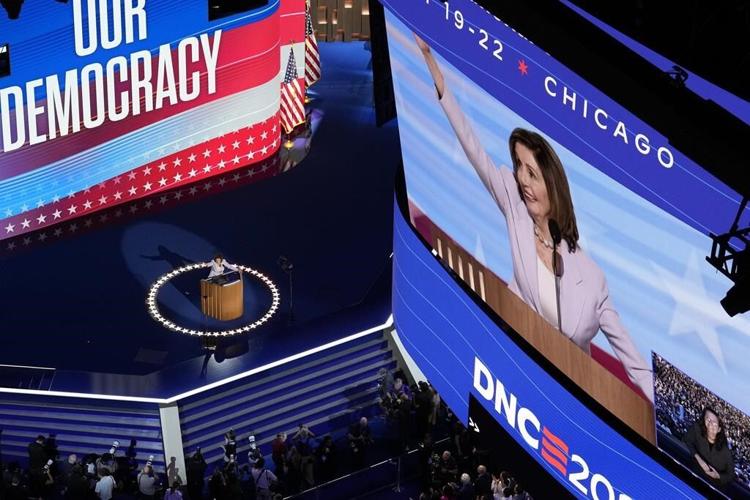 Nancy Pelosi thanked Biden for his wins, as she said Harris will take US to new heights