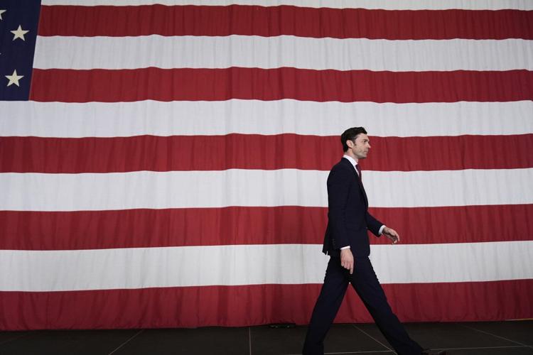 Balancing Trump criticism and bipartisanship, Democrat Jon Ossoff walks a fine line in Georgia