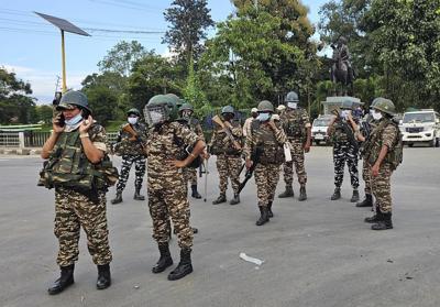 Indian state imposes curfew and shuts internet after fresh wave of ethnic clashes