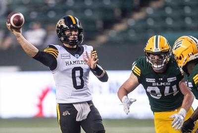 Rookie Powell to start at quarterback for Ticats versus unbeaten Argos
