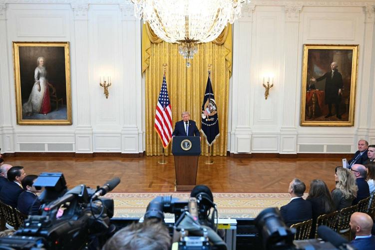 Trump uses primetime address to raise doubts about US elections ahead of midterms