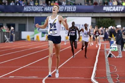Steeplechaser Mason Ferlic shoots for the stars on the track and in his field as aerospace engineer