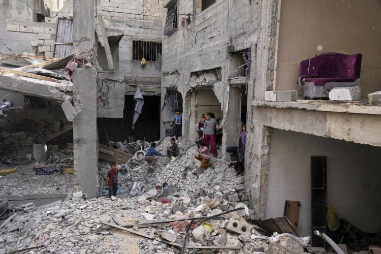 54 people killed in overnight airstrikes on southern Gaza city, hospital says