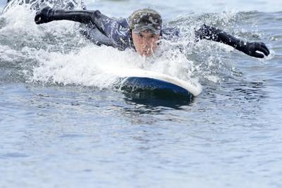 Japanese surfer nears 90 and talks of catching waves at 100