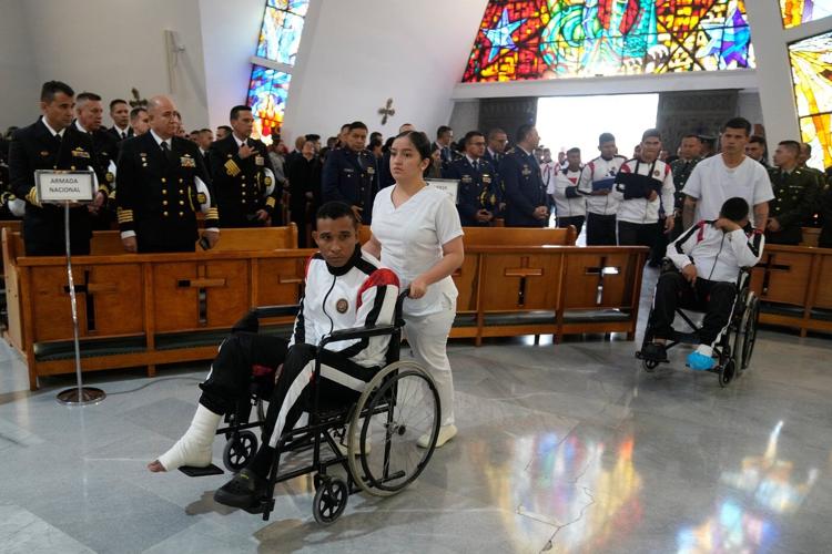 Colombia holds ceremony for 69 killed in military plane crash