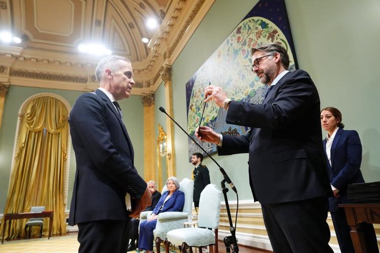 Mark Carney sworn in as Canada's 24th prime minister