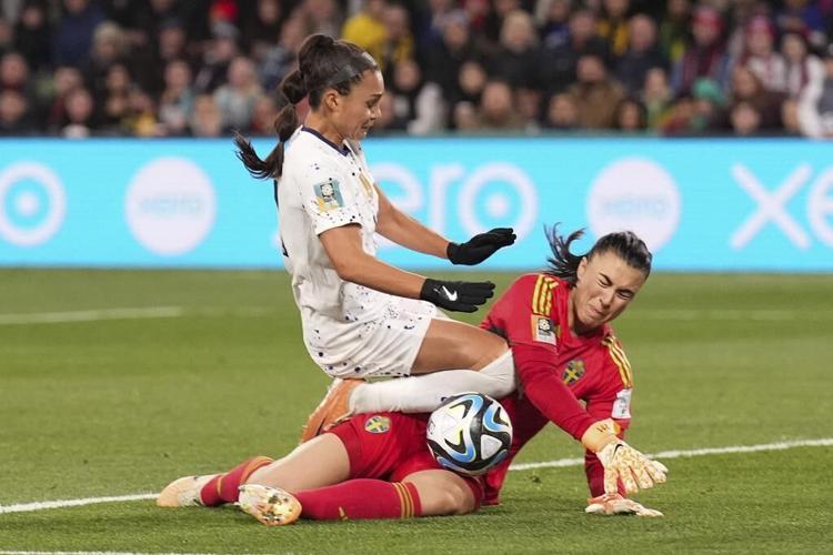 US loses to Sweden on penalty kicks in earliest Women's World Cup exit ever