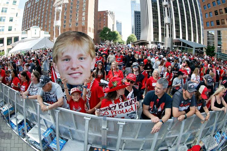 Hurricanes fans jam into downtown Raleigh for team's Stanley Cup parade, celebration