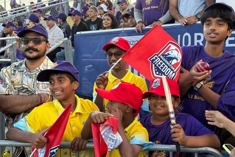 Los Angeles Knight Riders play first game in new stadium as Olympic cricket buzz grows