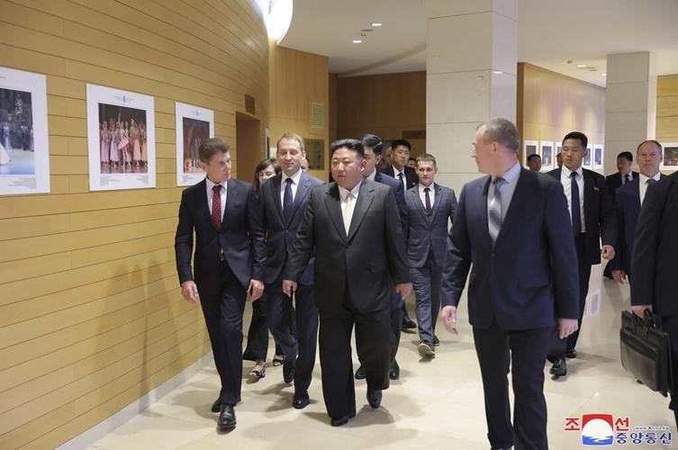 North Korea's Kim visits a Russian university and aquarium as state media highlight military talks