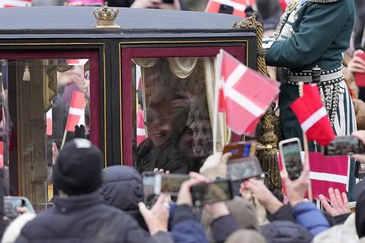 Denmark's Queen Margrethe signs her historic abdication. Her son Frederik X becomes king