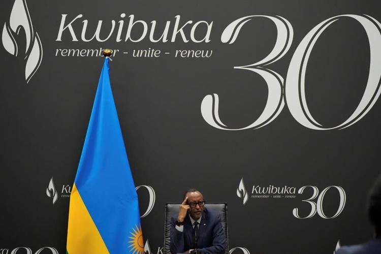 Rwanda's leader is concerned over perceived US ambiguity about victims of the 1994 genocide