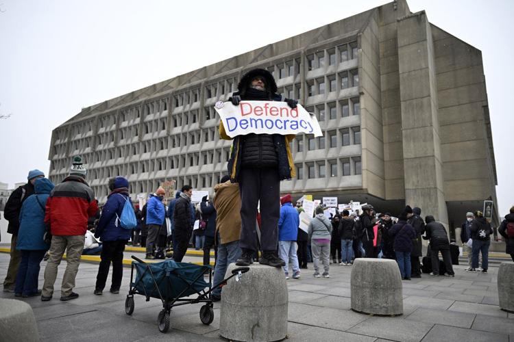 Hundreds rally against firing of federal workers, emphasizing threats to public health