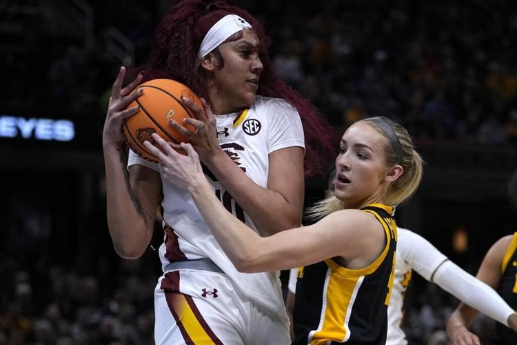 South Carolina finishes perfect season with NCAA championship, beating Clark and Iowa 87-75