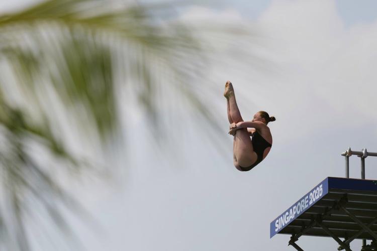 Montreal's Simone Leathead wins high-diving silver at World Aquatics Championship