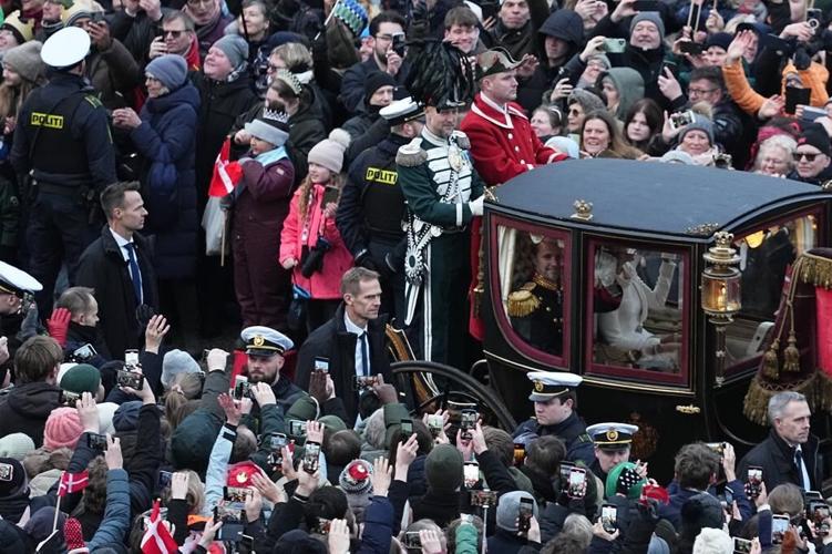 Frederik X is proclaimed the new king of Denmark after his mother Queen Margrethe II abdicates