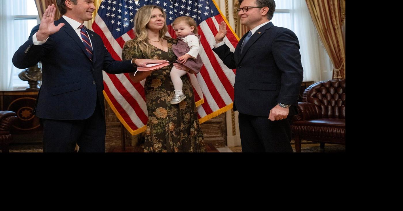 Republican Matt Van Epps is sworn in as the newest House member days ...