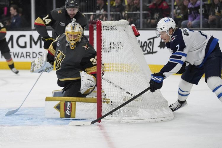 Comrie records shutout as Jets beat Golden Knights 4-0 in matchup of divisional leaders
