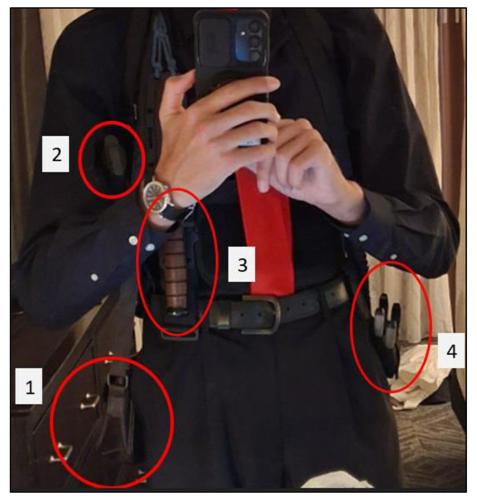 Man charged with trying to kill Trump at dinner took photo with knife in hotel, investigators say