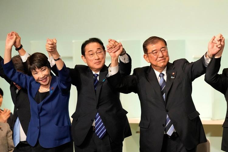 Japan elects its first female prime minister, in photos