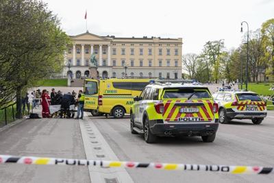 Police stop knife attack in central Oslo after man stabs 1 person and threatens others