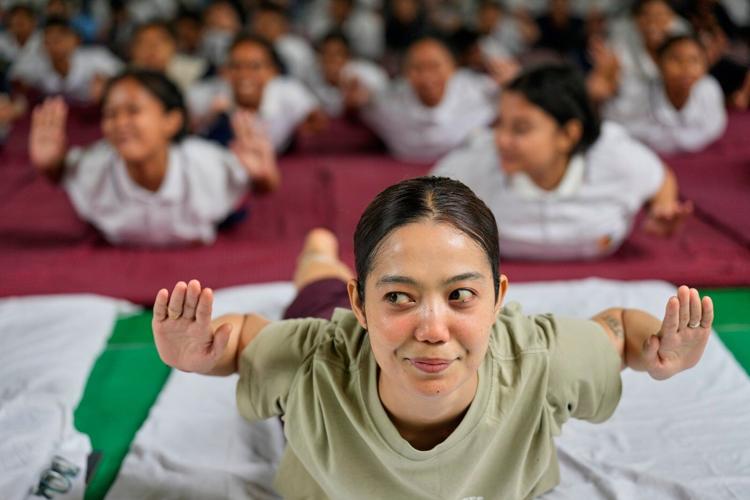 Photo highlights from the International Yoga Day
