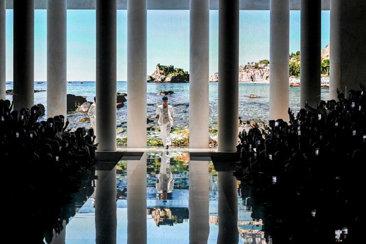 Dolce & Gabbana imagines a Mediterranean escape in menswear built for the heat