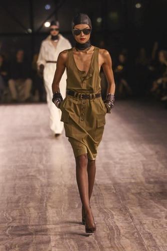Dior triumphs melding women's past and future, while Saint Laurent puts on study in power dressing