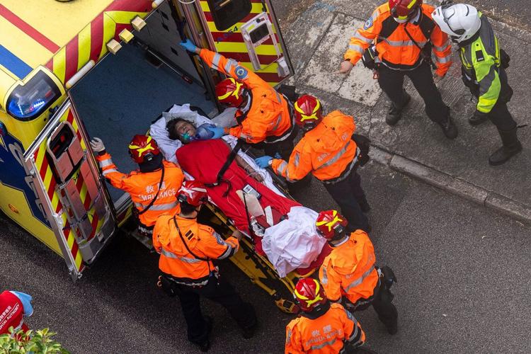 Photos from Hong Kong's deadliest fire in decades