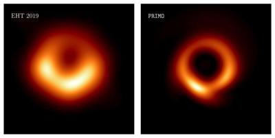 First image of a black hole gets a makeover with AI