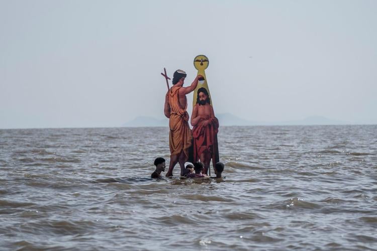 Photos show Ethiopian Orthodox Christians celebrating Timket, the baptism of Jesus