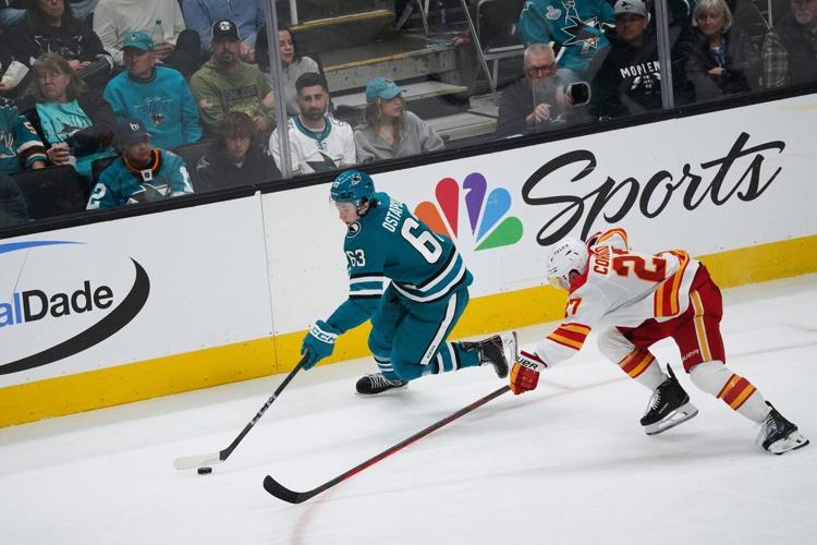Klapka, Frost help Flames rally in third period to beat Sharks 3-2