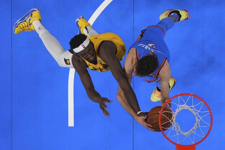 Game 2: Thunder open another big lead and keep control, topping Pacers 123-107 to even NBA Finals