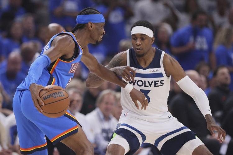 Shai Gilgeous-Alexander scores 34 as Thunder top Wolves 124-94 to reach NBA Finals