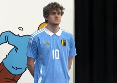 Blue jersey, brown shorts, white socks: Belgium's new kit a tribute to comic book legend Tintin