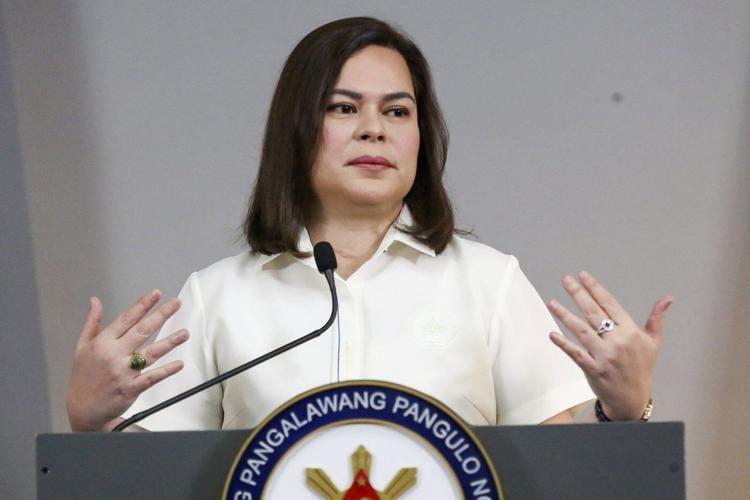 Philippine vice president preparing for impeachment battle but silent on option to resign